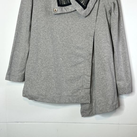 Lululemon Gratitude Wrap Jacket Heathered Grey Womens Size 2 - Picture 4 of 9